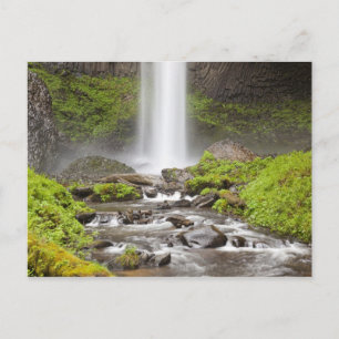 Latourell Falls, Columbia River Gorge, Oregon, Postkarte