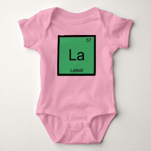 Latrell Name Chemie Element Periodensystem Baby Strampler