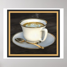 Latte Art-Kaffee