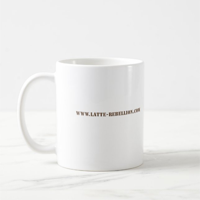 Latte Aufstands-Tasse Kaffeetasse (Links)