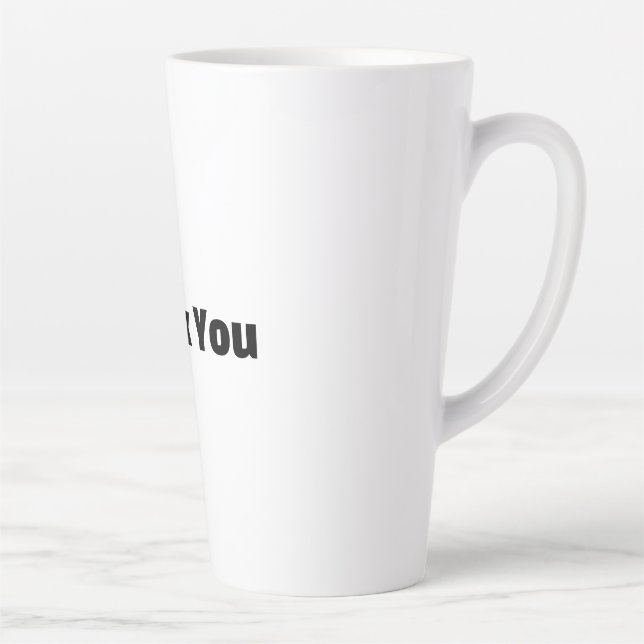 Latte-Becher Milchtasse (Rechts)