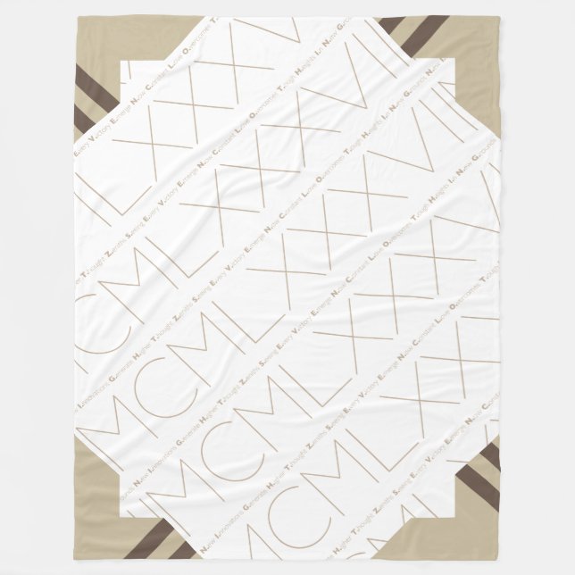 Latte Blanket Fleecedecke (Vorderseite)