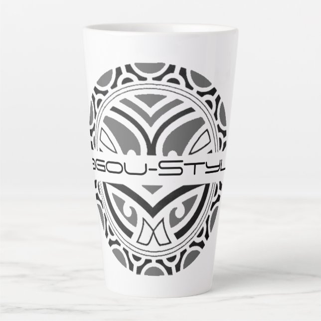 Latte Cagou-Style Milchtasse (Vorderseite)