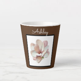 Latte coffe Tasse mit Monogramm