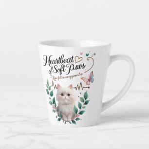 Latte de pattes douces - Mug de 12 oz avec batteme