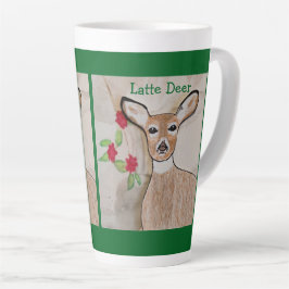 Latte Deer Forest Green Milchtasse