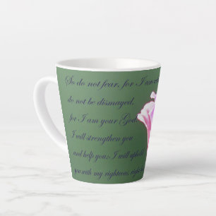 Latte Ésaïe 41:10 tasse de café