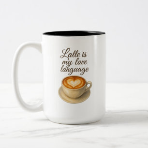 Latte Est Mon Amour Langue Premium Mug