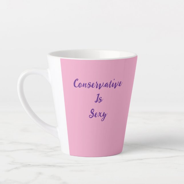 Latte-Kaffee-Tasse Milchtasse (Links)