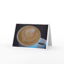 Latte Leaf Coffein Addict Kaffee Lover Leer Leere