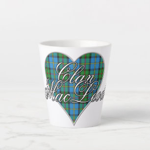 Latte Liebe Clan MacLeod von Harris Tartan Heart Milchtasse