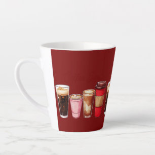 Latte-Liebhaber-Tasse Süße Kaffeetassen Latte-Ta Milchtasse