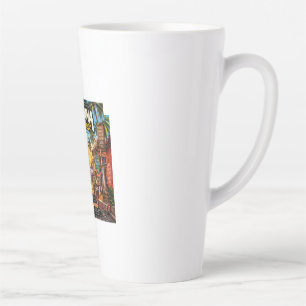 Latte Marché aux puces d'Anjuna - Tasse à café Goa Vibes