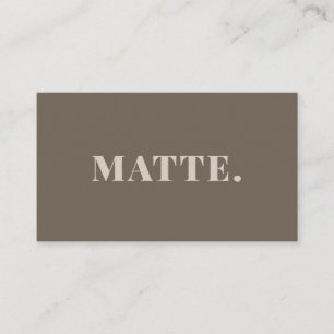 Latte Modern Elegant Minimalistisch Professionel Visitenkarte