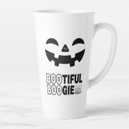 Latte Mug 17oz : HALLOWEEN Face Milchtasse