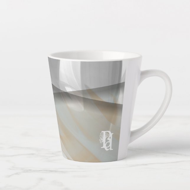 Latte Mug Abstract Home Trend Sandy Tornado (Droite)