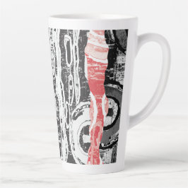 Latte Mug – Abstract Land Milchtasse