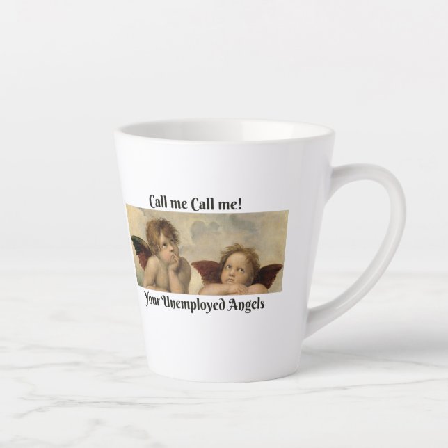 Latte Mug avec Angels Guardians (Droite)