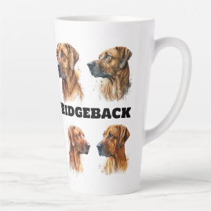 Latte Mug avec motif Rhodesian Ridgeback