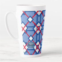Latte Mug (Croix Rouge) RFPMDesigns ©️ 2023/4