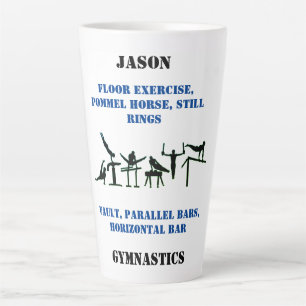Latte Mug de gymnastique masculine