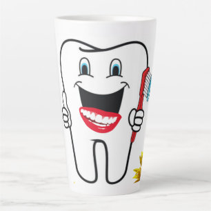 Latte Mug Dentiste De Tournesol