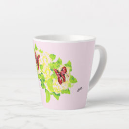 Latte Mug : Fleur asiatique
