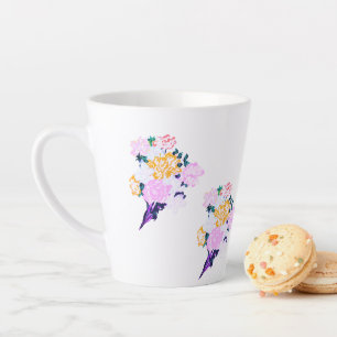 Latte Mug : Fleurs de printemps