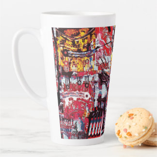 Latte Mug – Fragmented Pulse Milchtasse