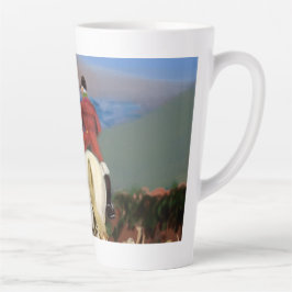 Latte mug Horse and hounds Milchtasse