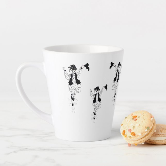Latte Mug m : Les Ezones grecques dansent (En situation)