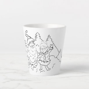 Latte Mug ; M. & Mme Claus