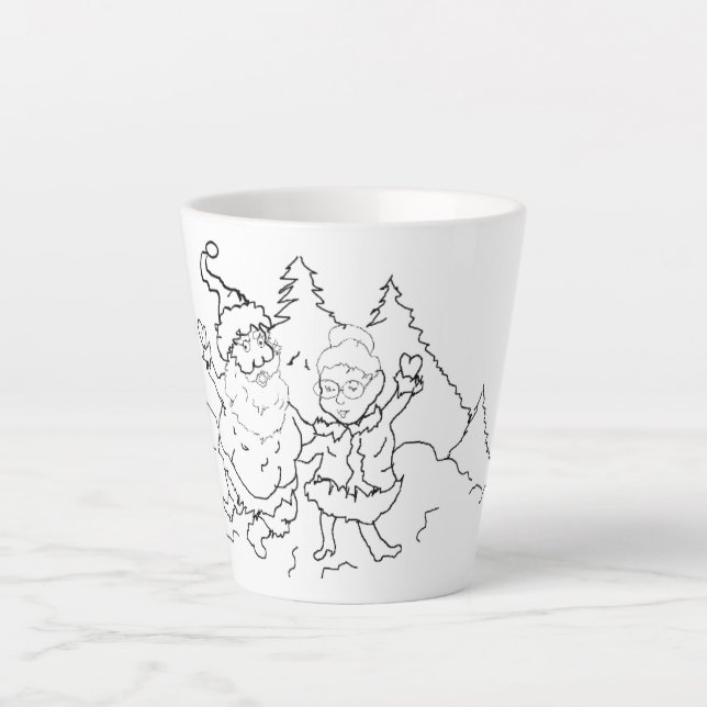 Latte Mug ; M. & Mme Claus (Devant)