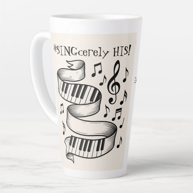 Latte Mug Milchtasse (Linke Ecke)