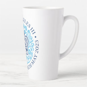 Latte Mug pour le couronnement 2023 - Bleu