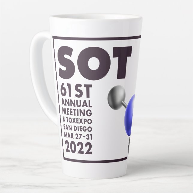 Latte Mug - Réunion annuelle 2022 (Angle gauche)