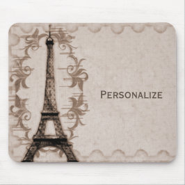 Latte Paris Grunge Mousepad