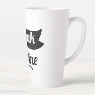 Latte Rompre votre conception de la tasse de routine