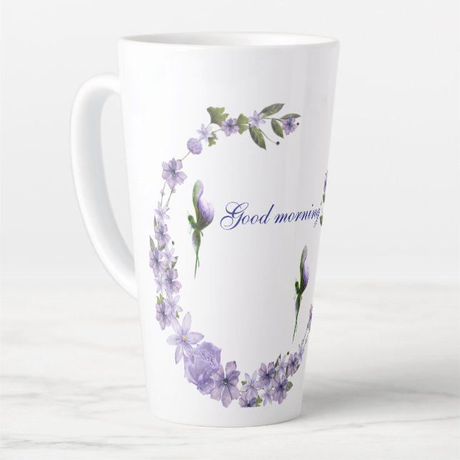 Latte Tasse (Linke Ecke)