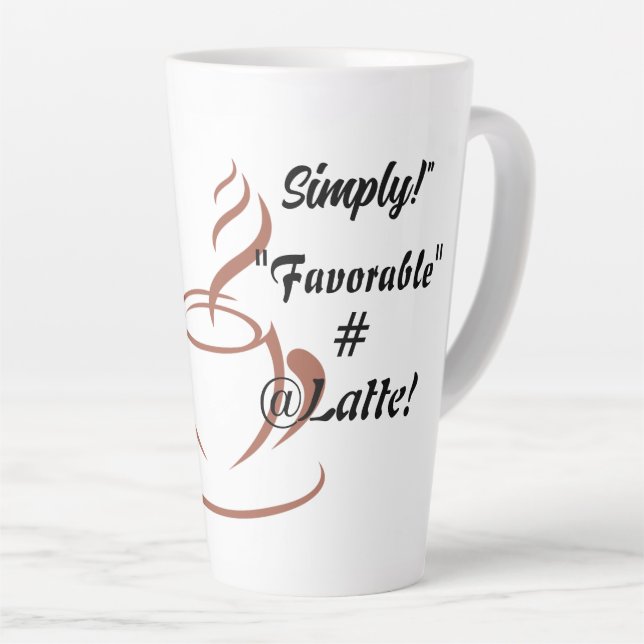 Latte Tasse (Rechte Ecke)