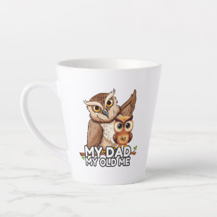 Latte Tasse 12oz : Mein Vater Mein Altes Ich (weiß