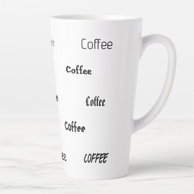 Latte Tasse à café (Droite)