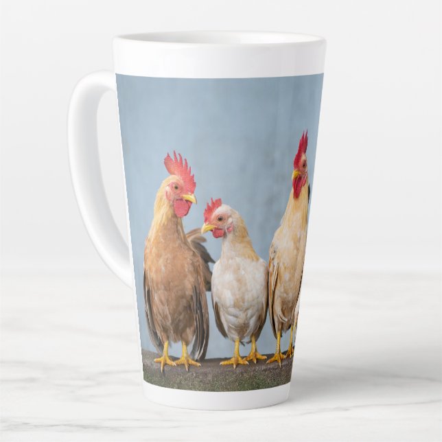 Latte Tasse à café au poulet (Angle gauche)