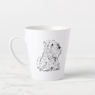 Latte Tasse à café Miniature Schnauzer, amateur de chien