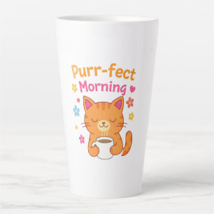 Latte Tasse à café pour chat de matinée parfaite – Amate