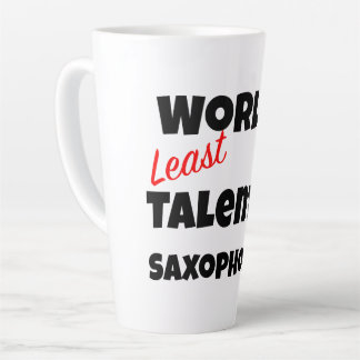 Latte Tasse Cadeau Gag du Saxophoniste le Moins Talentue