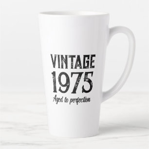 Latte Tasse Cadeau Personnalisée Anniversaire Vintage