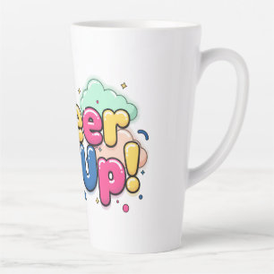 Latte Tasse Cheer Up – Positive Kaffeetasse für de