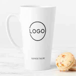 Latte Tasse de café avec logo d'entreprise personnalisé