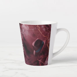 Latte Tasse de café en céramique Fedora Aubergine Musiqu
